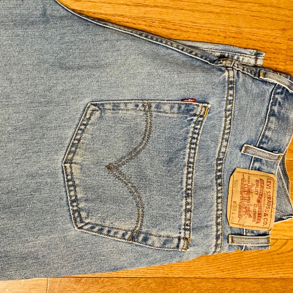 Levi’s 560 men’s denim jeans 38/32.